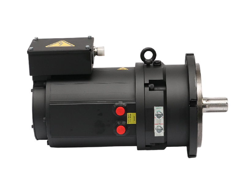 Direct drive motor for injection molding machine glue melting